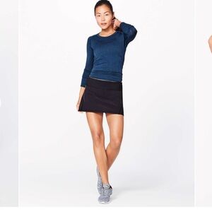 Lululemon Black Circuit Breaker Skirt size 4